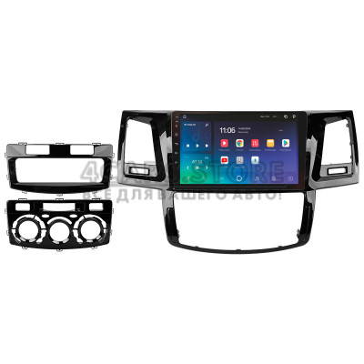 Штатная магнитола SIGMA X9464 ANDROID 10 4+64 Gb 4G DSP Toyota Fortuner 1 AN50 AN60 HILUX Revo Vigo (F1) 2008-2014 9"