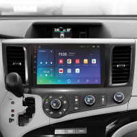 Штатна магнітола SIGMA X9464 ANDROID 10 4+64 Gb 4G DSP Toyota Sienna 3 XL30 2010 - 2014 9"