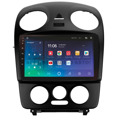 Штатна магнітола SIGMA X9464 ANDROID 10 4+64 Gb 4G DSP Volkswagen Beetle A4 2002 - 2011 9"