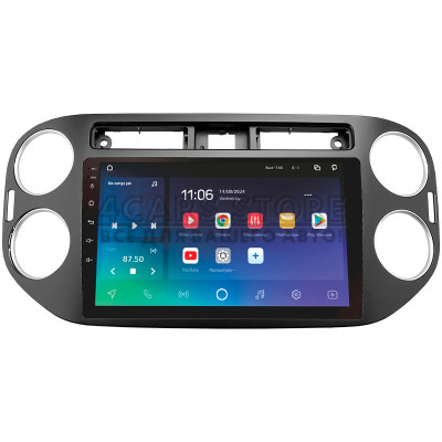 Штатна магнітола SIGMA X9464 ANDROID 10 4+64 Gb 4G DSP Volkswagen Tiguan 1 NF 2006-2017 (F1) (24mm) 9"