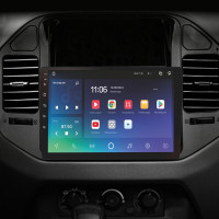 Штатная магнитола SIGMA X9464 ANDROID 10 4+64 Gb 4G DSP Mitsubishi Pajero 3 V70 V60 1999-2006 (brown) 9"