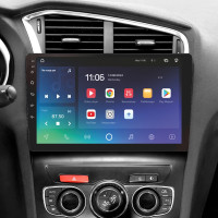 Штатная магнитола SIGMA X10464 ANDROID 10 4+64 Gb 4G DSP Citroen C4 2 B7 (ZYJ) 2013-2016 10"
