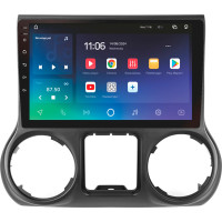 Штатная магнитола SIGMA X10464 ANDROID 10 4+64 Gb 4G DSP Jeep Wrangler 3 JK 2010-2017 (L14) 10" (L1)