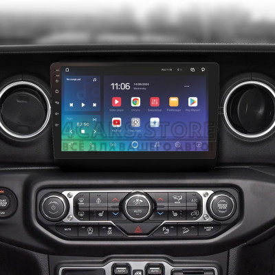 Штатная магнитола SIGMA X9464 ANDROID 10 4+64 Gb 4G DSP Jeep Wrangler 4 JL 2018-2019 9" (L1)