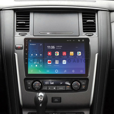 Штатна магнітола SIGMA X10464 ANDROID 10 4+64 Gb 4G DSP Nissan Patrol 6 Y62 2010-2020 (F2) 10"