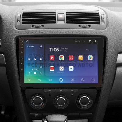 Штатная магнитола SIGMA X10464 ANDROID 10 4+64 Gb 4G DSP Skoda Octavia 2 A5 2008-2013 10" black