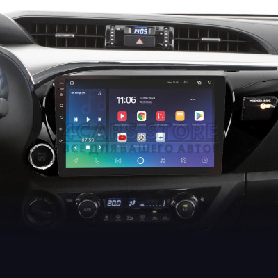 Штатна магнітола SIGMA X10464 ANDROID 10 4+64 Gb 4G DSP Toyota Hilux Pick Up AN120 2015-2020 10"