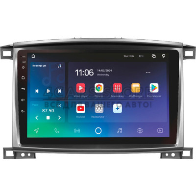 Штатна магнітола SIGMA X10464 ANDROID 10 4+64 Gb 4G DSP Toyota Land Cruiser LC 100-B 2002-2007 (B) 10"