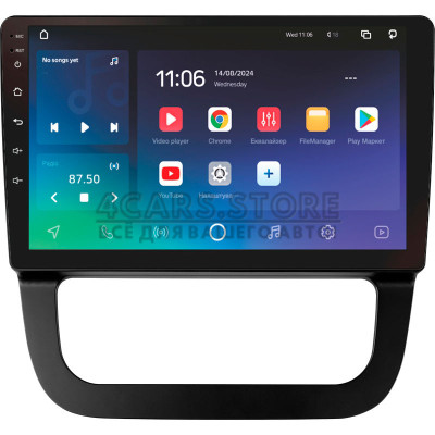Штатна магнітола SIGMA X10464 ANDROID 10 4+64 Gb 4G DSP Volkswagen Jetta 5 2005-2010 (F3) 10"