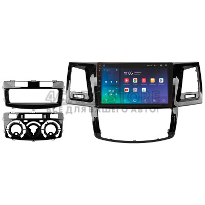 Штатная магнитола SIGMA X9464 ANDROID 10 4+64 Gb 4G DSP Toyota Fortuner 1 AN50 AN60 HILUX Revo Vigo (F2) 2005-2007 9"
