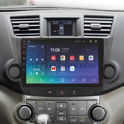 Штатна магнітола SIGMA X10464 ANDROID 10 4+64 Gb 4G DSP Toyota Highlander 2 XU40 2007-2013 (F2) 10" (L1)