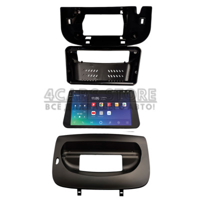 Штатна магнітола SIGMA X9464 ANDROID 10 4+64 Gb 4G DSP Renault Kangoo 2015-2018 9"