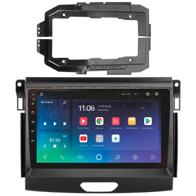 Штатная магнитола SIGMA X9464 ANDROID 10 4+64 Gb 4G DSP Ford Ranger P703 2015-2022 (B) 9"