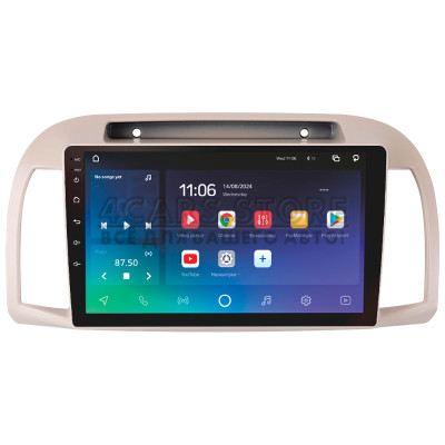 Штатная магнитола SIGMA X9464 ANDROID 10 4+64 Gb 4G DSP Nissan March Micra 3 K12 2002-2010 9"