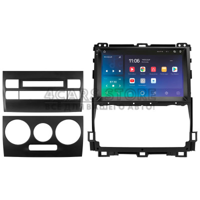 Штатна магнітола SIGMA X9464 ANDROID 10 4+64 Gb 4G DSP Toyota Land Cruiser Prado 120 3 III For Lexus GX470 GX 470 J120 2002-2009 (F3) 9"