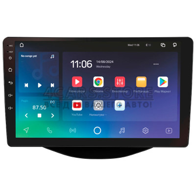 Штатна магнітола SIGMA X9464 ANDROID 10 4+64 Gb 4G DSP Peugeot 108 For Toyota Aygo B40 2014-2021 (F2) 9"