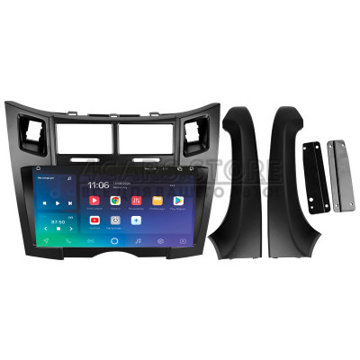 Штатна магнітола SIGMA X9464 ANDROID 10 4+64 Gb 4G DSP Toyota Yaris 2 XP90 2005-2012 (F2) 9"
