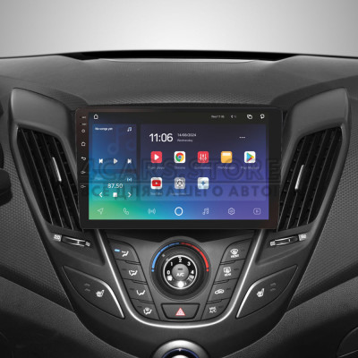 Штатна магнітола SIGMA X9464 ANDROID 10 4+64 Gb 4G DSP Hyundai Veloster FS 2011 - 2017 (B) 9"