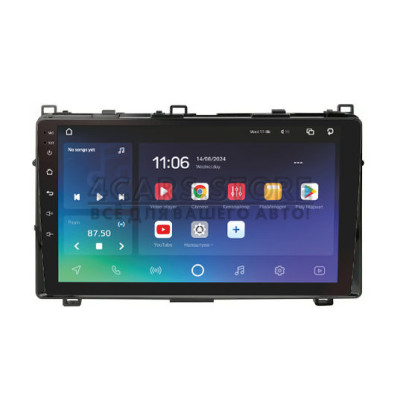 Штатна магнітола SIGMA X9464 ANDROID 10 4+64 Gb 4G DSP Toyota Corolla 11 2017-2018 9"