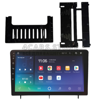 Штатна магнітола SIGMA X10464 ANDROID 10 4+64 Gb 4G DSP Honda CIVIC 11 2022+ Black 10"