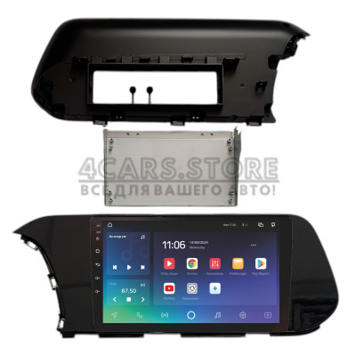 Штатная магнитола SIGMA X10464 ANDROID 10 4+64 Gb 4G DSP Hyundai i20 2021+ UV Black LHD 10"