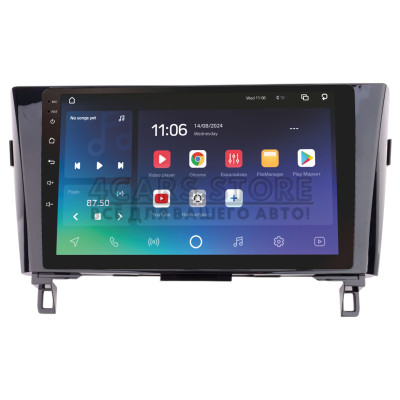 Штатная магнитола SIGMA X10464 ANDROID 10 4+64 Gb 4G DSP Nissan X-Trail QASHQAI ROGUE 2014-2020 UV Black 10"