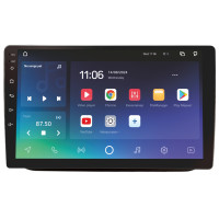 Штатная магнитола SIGMA X10464 ANDROID 10 4+64 Gb 4G DSP Skoda FABIA RAPID 2007-2014 Sliver 10"