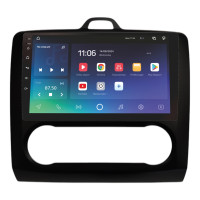 Штатная магнитола SIGMA X9464 ANDROID 10 4+64 Gb 4G DSP Ford Focus 2 2004-2014 AT AC Black 9"