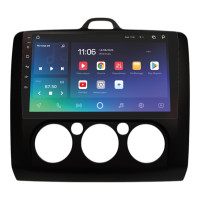 Штатная магнитола SIGMA X9464 ANDROID 10 4+64 Gb 4G DSP Ford Focus 2 2004-2014 MT AC Black 9"