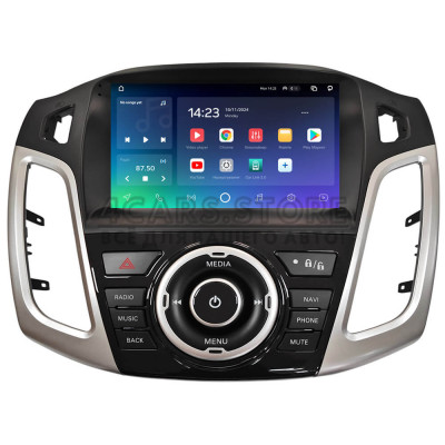 Штатна магнітола SIGMA X9464 ANDROID 10 4+64 Gb 4G DSP Ford Focus 3 2012-2019 A-MOD Silver 9"