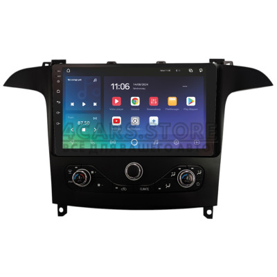 Штатна магнітола SIGMA X9464 ANDROID 10 4+64 Gb 4G DSP Ford S-MAX 2007-2008 9" (L2)