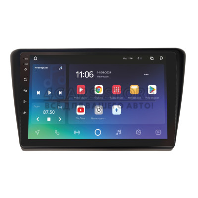 Штатна магнітола SIGMA X9464 ANDROID 10 4+64 Gb 4G DSP Skoda RAPID NH1 NH3 2012-2018 9"