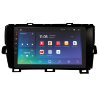 Штатна магнітола SIGMA X9464 ANDROID 10 4+64 Gb 4G DSP Toyota PRIUS 2010-2015 LHD Black A-MOD 9"