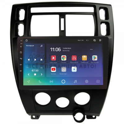 Штатна магнітола SIGMA X10464 ANDROID 10 4+64 Gb 4G DSP Hyundai Tucson 1 2004-2009 Black 10"