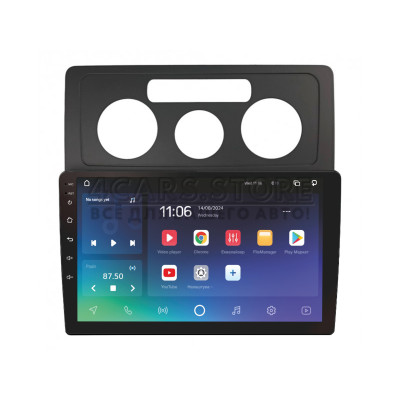 Штатна магнітола SIGMA X10464 ANDROID 10 4+64 Gb 4G DSP Volkswagen Touran 1 2003-2010 (F1) Black 10"