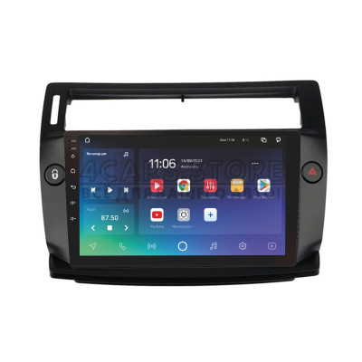 Штатная магнитола SIGMA X9464 ANDROID 10 4+64 Gb 4G DSP Citroen C4 LA LC C-Triomphe C-Quatre 2004-2014 Black 9"