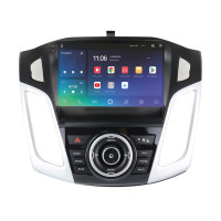 Штатная магнитола SIGMA X9464 ANDROID 10 4+64 Gb 4G DSP Ford Focus 3 2012-2019 A-MOD Silver UV 9"