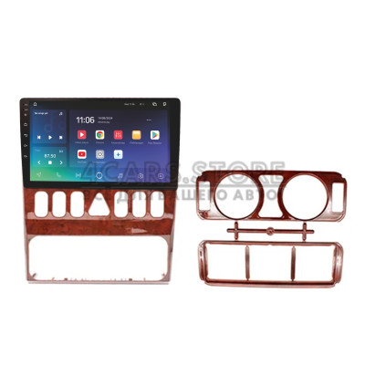 Штатна магнітола SIGMA X9464 ANDROID 10 4+64 Gb 4G DSP Mercedes-Benz W210 1996-2002 Wooden 9"