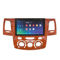 Штатная магнитола SIGMA X9464 ANDROID 10 4+64 Gb 4G DSP Toyota Fortuner 1 AN50 AN60 HILUX Revo Vigo 2008-2014 brown 9"