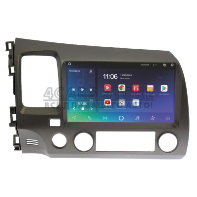 Штатна магнітола SIGMA X9464 ANDROID 10 4+64 Gb 4G DSP Honda Civic 8 FK FN FD 2005-2012 9"