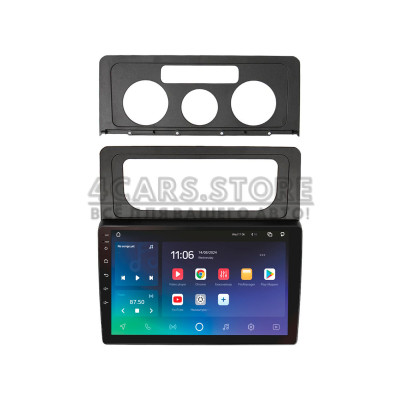 Штатна магнітола SIGMA X10464 ANDROID 10 4+64 Gb 4G DSP Volkswagen Caddy 2K 3 III 2004 - 2015 (2 вкладки) 10"