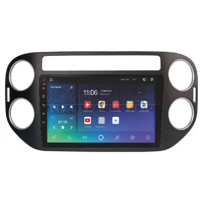 Штатна магнітола SIGMA X9464 ANDROID 10 4+64 Gb 4G DSP Volkswagen Tiguan 1 NF 2006-2017 (F1) (27mm) 9"