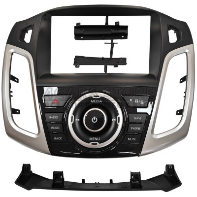 Штатна магнітола SIGMA X9464 ANDROID 10 4+64 Gb 4G DSP Ford Focus 3 2012-2019 B-MOD Black 9"
