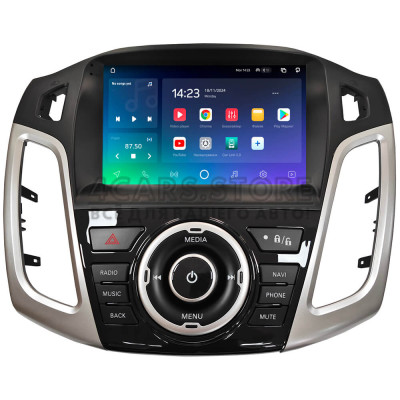Штатна магнітола SIGMA X9464 ANDROID 10 4+64 Gb 4G DSP Ford Focus 3 2012-2019 B-MOD Black 9"