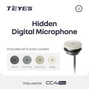 Схований мікрофон Teyes Digital (Beige, Light Grey, Dark Grey, Black)