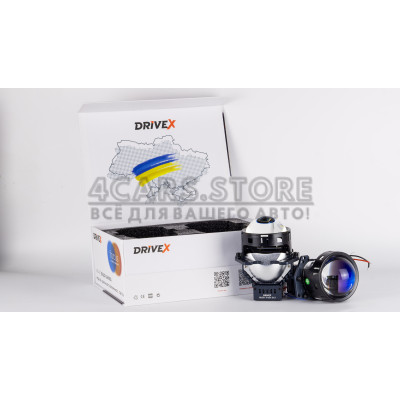 Світлодіодна лінза DriveX Triada DLX 100/110W 3xLED 6000K