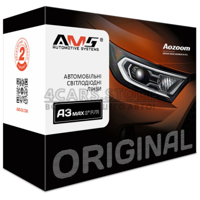 Автомобильные линзы AMS ORIGINAL A3 MAX 5500K 3.0 F/R Автомобильные линзы AMS ORIGINAL A3 MAX 5500K 3.0 F/R