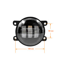 Протитуманна LED фара CYCLONE FOG-03 45W 4" 5000K