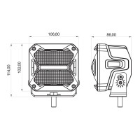 LED фара робочого світла Cyclone WL-G7 30W Premium Driving