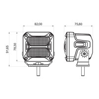 LED фара робочого світла Cyclone WL-G7 mini 20W Premium Driving